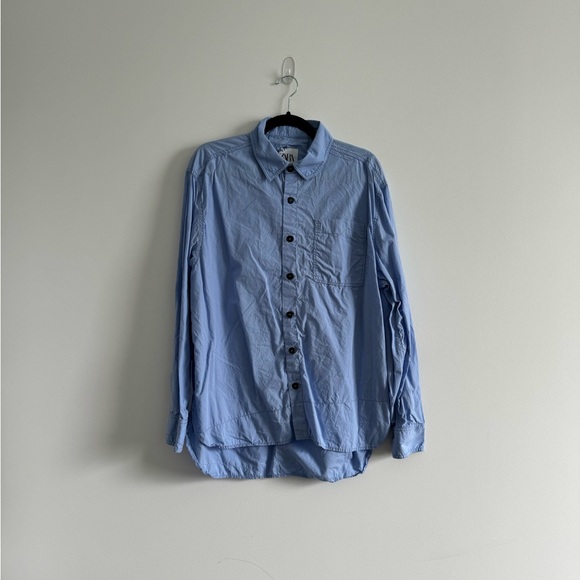 Zara X Adererror - Blue Button-Up - Picture 7 of 11
